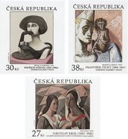 Art on postage stamps