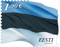 Definitive Issue € 1.90 Flag