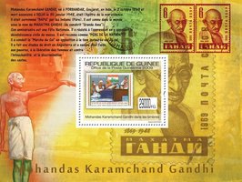 Gandhi on stamps
