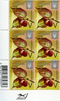 2016 V VIII Definitive Issue 16-3623 (m-t 2016) 6 stamp block RB without perf.