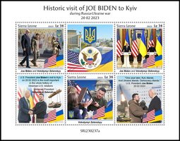 Joe Biden. Visit to Kyiv