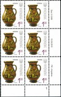 2010 1,00 VII Definitive Issue 0-3386 (m-t 2010-ІІ) 6 stamp block RB1