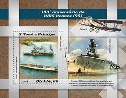 Aircraft carrier HMS Hermes
