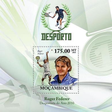 Tennis player Roger Federer