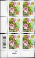 2006 0,10 VI Definitive Issue 6-3848 (m-t 2006) 6 stamp block RB with perf.