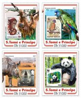 Fauna. Stamps on stamps