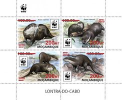 WWF Otter Overprint