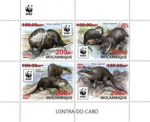 WWF Otter Overprint