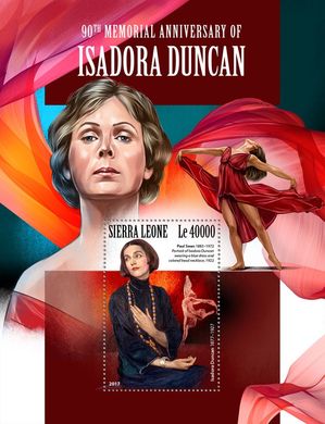 Dancer Isadora Duncan