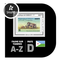 WWF Надпечатка Фауна на марках