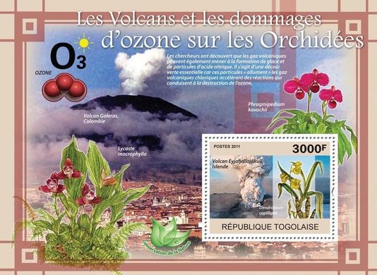 Volcanoes and ozone. Flowers