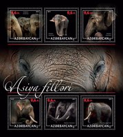 Own stamp. Elephants