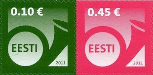 Стандарт 0,10 &euro;, 0,45 &euro; Поштовий ріжок