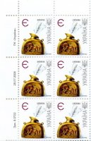 2008 Є VII Definitive Issue 8-3722 (m-t 2008) 6 stamp block LT