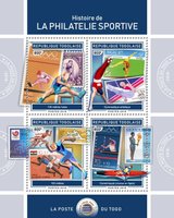 Stamps on stamps. Sports