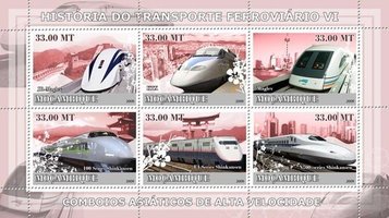 Asian high-speed trains