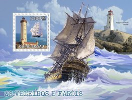 Lighthouses and sailing ships
