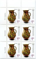 2010 1,00 VII Definitive Issue 0-3046 (m-t 2010) 6 stamp block LT