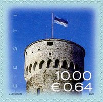Стандарт 10,00 кр Эстонский флаг