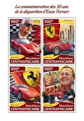 Industrialist Enzo Ferrari