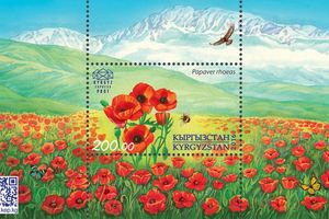 Ал цвет мил на весь свет. Киргизия выпустила серию почтовых марок «Флора. Цветы»