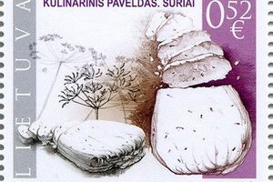 Сыродельные традиции средневековья на почтовой марке Литвы