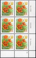 2006 0,30 VI Definitive Issue 6-3939 (m-t 2006) 6 stamp block RB2