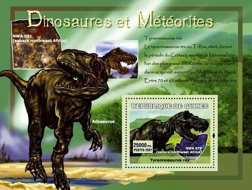 Dinosaurs and meteorites