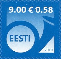 Definitive Issue € 0.58 Post horn