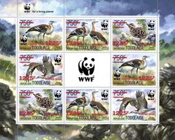 WWF Надпечатка Птицы