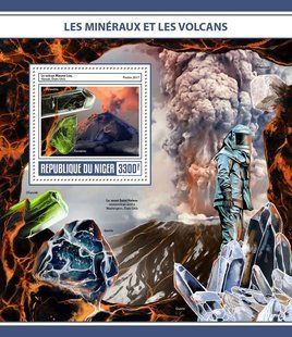 Minerals. Volcanoes