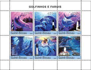 Dolphins and lighthouses
