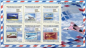 Concordes on stamps