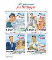 Baseball player Joe DiMaggio