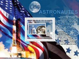 Astronauts on stamps