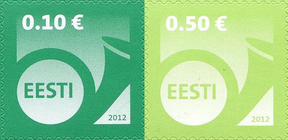 Definitive Issue € 0.10, € 0.50 Postal horn