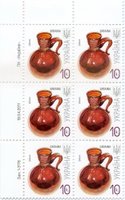 2011 0,10 VII Definitive Issue 1-3176 (m-t 2011) 6 stamp block LT