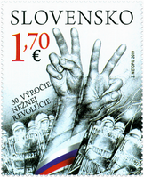 Словаччина-Чехія Оксамитова революція