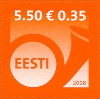 Definitive Issue € 0.35 Post horn