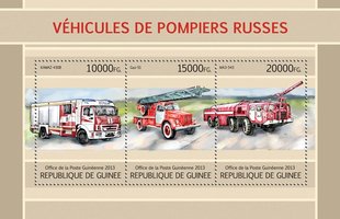 Russian fire trucks