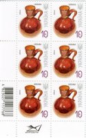 2011 0,10 VII Definitive Issue 1-3326 (m-t 2011-ІІ) 6 stamp block RB with perf.