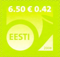 Definitive Issue € 0.42 Post horn