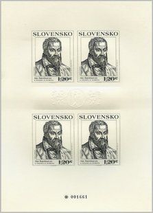 Poet Jan Sambukus (black print)