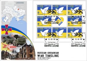Peace for Ukraine. Battle of Okhtyrka (sheet)