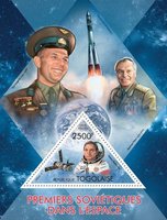 Soviet cosmonauts in space