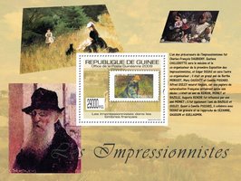 Impressionists on stamps