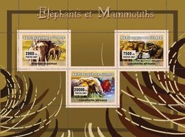 Elephants and mammoths