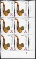 2008 0,30 VII Definitive Issue 8-3016 (m-t 2008) 6 stamp block RB3