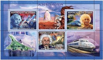 Albert Einstein. Space. Concorde. Trains