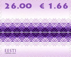 Definitive Issue € 1.66 Ornament (purple)